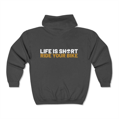 Blink Bike Co. "Life is Short. Ride Your Bike." Zip Hoodie